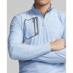 RLX Ralph Lauren Driver Luxury Jersey Golf Pullover - Elite Blue