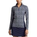 Rlx Ralph Lauren Jersey UV Women's 1/4 Zip Pullover - Highlands Floral