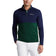Rlx Ralph Lauren plied Airflow Jersey 1/4 Zip Midlayer - Hunt Club Green / Navy français