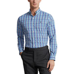 Polo Ralph Lauren 버튼 다운 스포츠 셔츠 - 블루/핑크 멀티