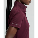 RLX Ralph Lauren Women's Tour Performance Golf Polo Shirt - Harvard Wine
