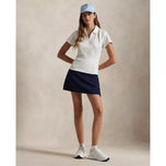 RLX Ralph Lauren Women's Quarter Zip Golf Polo Shirt - Ceramic White