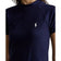 RLX Ralph Lauren Women's Drop Needle Rib Golf Tee - Pinong Navy
