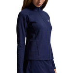 RLX Ralph Lauren Women's Active Cable Full Zip Golf Jacket - Pinong Navy