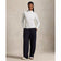 RLX Ralph Lauren 女款 UV 彈性球衣 1/4 拉鍊高爾夫套頭衫 - 陶瓷白