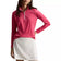 Jersi Regangan UV Wanita RLX Ralph Lauren 1/4 Zip Pullover Golf - Merah Jambu Panas