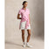 RLX Ralph Lauren Tour Pique Golf-Poloshirt für Damen – Hellrosa/Keramikweiß/Nebelblau