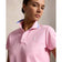 RLX Ralph Lauren Tour Pique Golf-Poloshirt für Damen – Hellrosa/Keramikweiß/Nebelblau