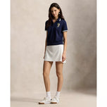 Kemeja Polo Golf Pique Bear Tur Wanita RLX Ralph Lauren - Biru Laut yang Halus