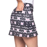 Golftini Women's Sisterhood 17,5 "Golf Skort - Impression noire