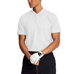 Lyle & Scott Tonal Tech Golf Polo Shirt -White