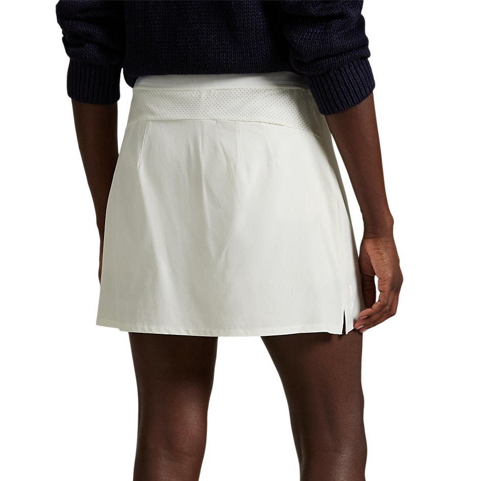 RLX Ralph Lauren Women's 17" Performance Aim Golf Skort - Creamic White