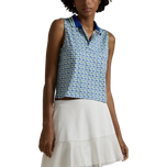 RLX Ralph Lauren Women Stretch Jersey Cropped Golf Shirt - Spring Wicker