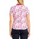 Nivo Dames Lynda Mock Neck Golfshirt - Roze/Marine