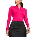 Puma Women Youv Golf 1/4 Zip Mid -Layer - Orchid Shadow Heather