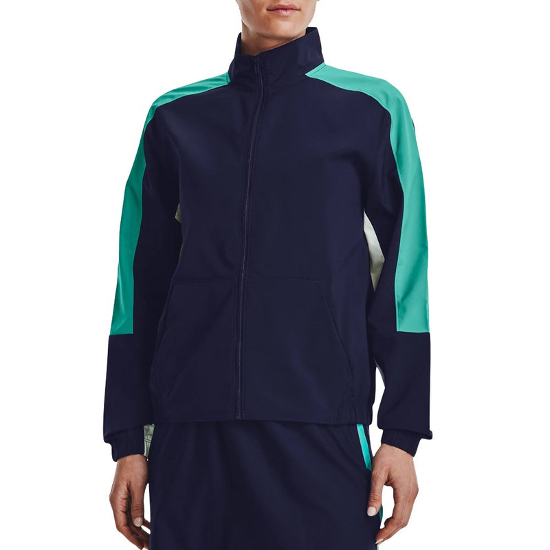 Under Armour Women's Storm Windstrike Water Repellent Golf Jacket - Midnight Navy/Neptune