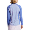 RLX Ralph Lauren Women's UV Jersey 1/4 Zip Pullover - Scottsdale Blue Geo