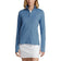Rlx Ralph Lauren Women's Stretch Jersey Quarter Zip Golf Pullover - Hatteras Blue