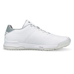 Puma PROADAPT ALPHACAT Leather Golf Shoes - Puma White/Puma Silver