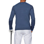 휴고 보스 리세노 니트 점퍼 - 해군