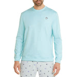 Puma AP CLOUDSPUN Golf Crewneck Sweater - Light Aqua