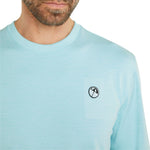Puma AP CLOUDSPUN Golf Crewneck Sweater - Light Aqua