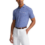 RLX Ralph Lauren Printed Airflow  Performance Polo - Navy Key West Floral