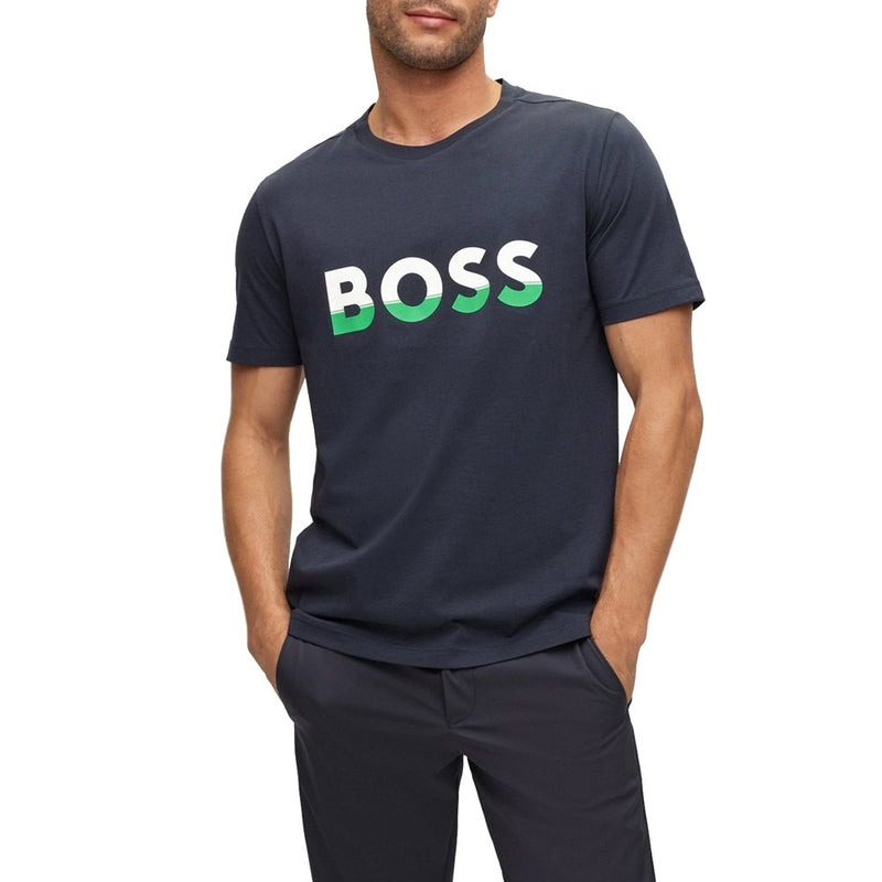 BOSS Tee 1 Golf Shirt - Dark Blue