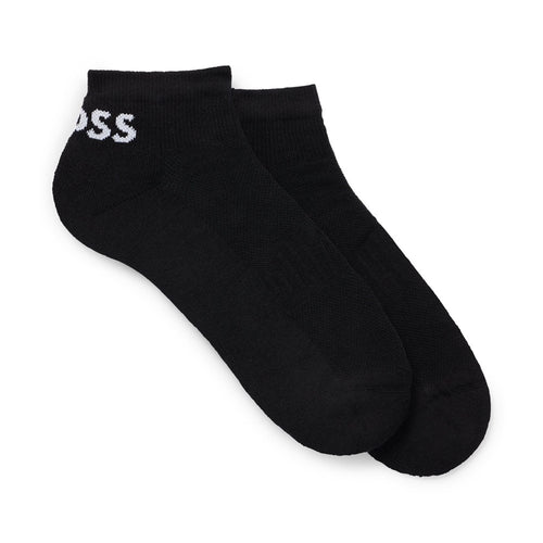 BOSS Two Pack Ankle Length Sport Socks - Black