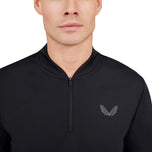 Castore Soft Shell Tech Mees Golf 1/4 Zip - Hitam