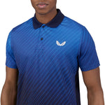 Castore Geo Print Golf Polo Shirt - Midnight Navy