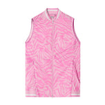 Cross Women 's Storm Golf Vest -Pink Zebra