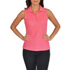 Glenmuir Women's Jenna Sleeveless Golf Shirt - Sorbet