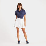 G/Fore Women's Mini G'S Tech Jersey Golf Polo Shirt - Twilight