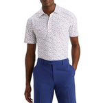 G/Fore Aye Papi Tech Pique Slim Fit Golf Polo - Snow