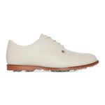 G/Fore Women's Perforated Gallivanter Luxe Leather Golf Shoes - Stone