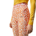 J.Lindeberg Women's Zena Print Tights - Leo Mencerminkan Sunset