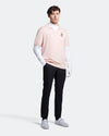 Lyle & Scott Golf Player Knitted Polo - Free Pink