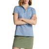 RLX Ralph Lauren Women's Tour Pique Golf Polo Shirt - Channel Blue