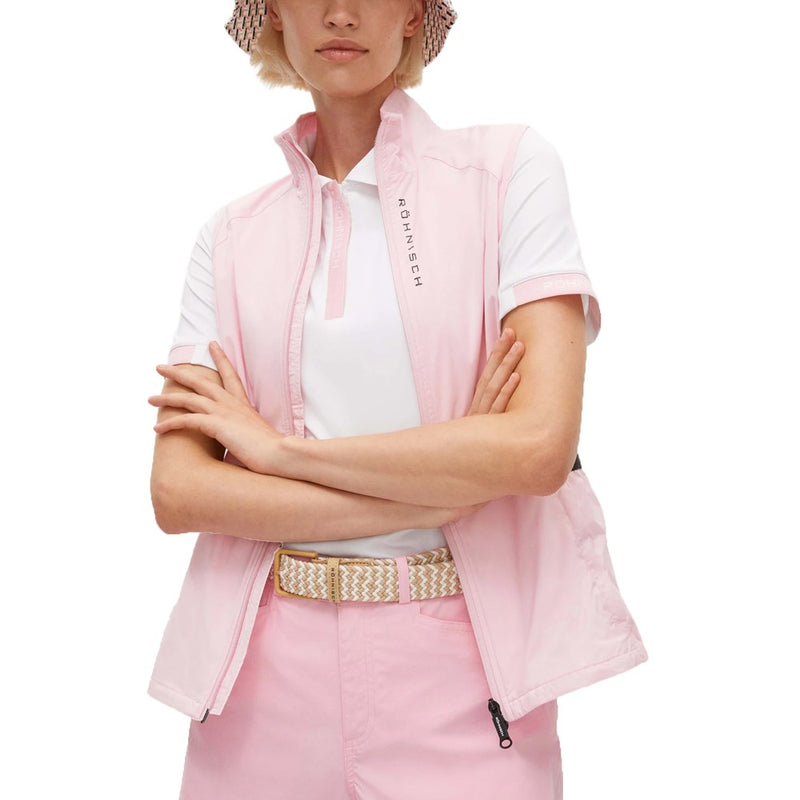 Rohnisch Women's Miles Wind Golf Vest - Orchid Pink