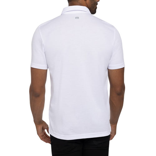 Travis Mathew Madero Golf Polo Shirt - White
