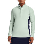 Under Armour Women's Storm Mid -Layer Golf 1/2 Zip - Laut Mist/Midnight Navy