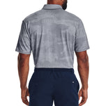 Under Armour Playoff 2.0 Jacquard Golf Polo -Hemd - Stahl/Weiß