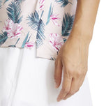 푸마 여자 클라우드 스푼 파라다이스 민소매 골프 폴로 - 분필 핑크/밝은 흰색