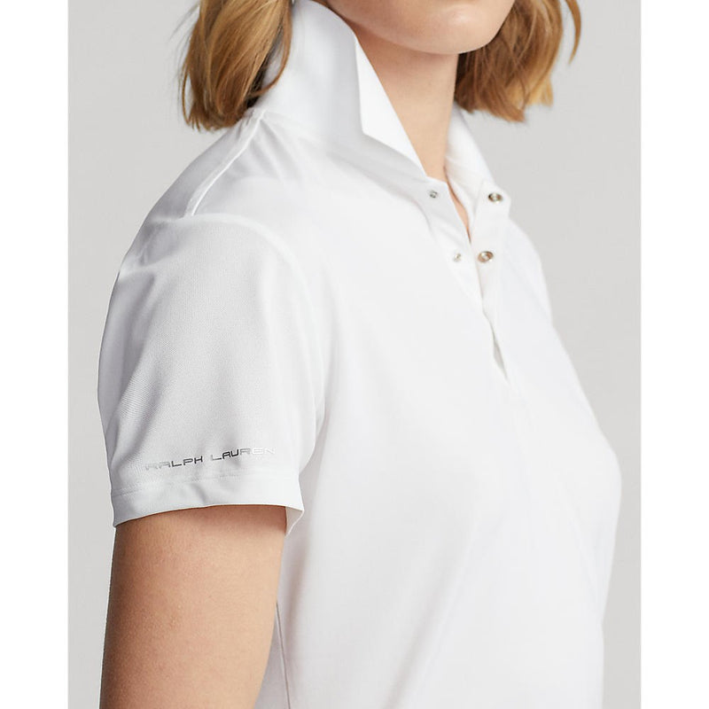 RLX Ralph Lauren Women's Tour Performance Golf Shirt - Pure White