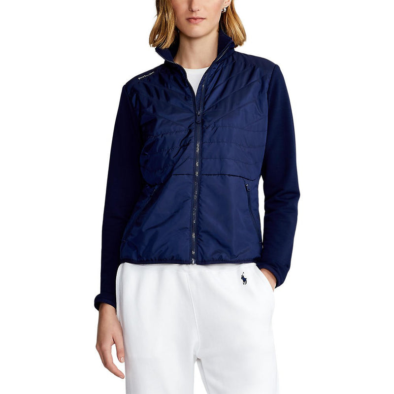 RLX Ralph Lauren Women's Cool Wool Hybrid Jacket - French Navy