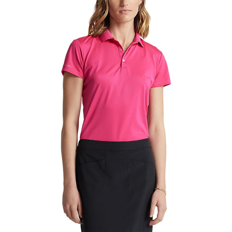 RLX Ralph Lauren Women's Tour Performance Golf Shirt - Bright Pink