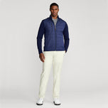 RLX RALPH Lauren Cool Wool Volledig Zip Golf Jacket - Franse marine