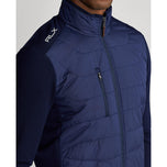 RLX RALPH Lauren Cool Wool Volledig Zip Golf Jacket - Franse marine
