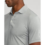 Rlx Ralph Lauren Solid Air Flow Performance Polo - Andover Heather
